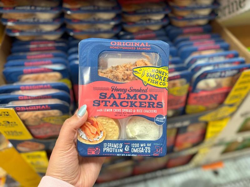 Honey Smoked Salmon Stackers