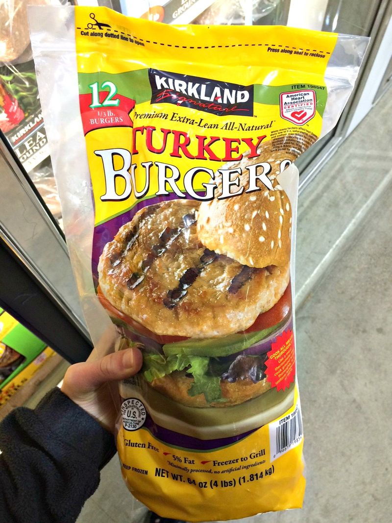 Kirkland Fully Cooked Turkey Burgers