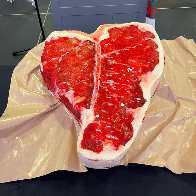 Raw Meat Cake