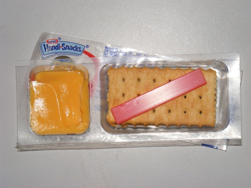Cheese And Crackers (In Plastic Wrap)