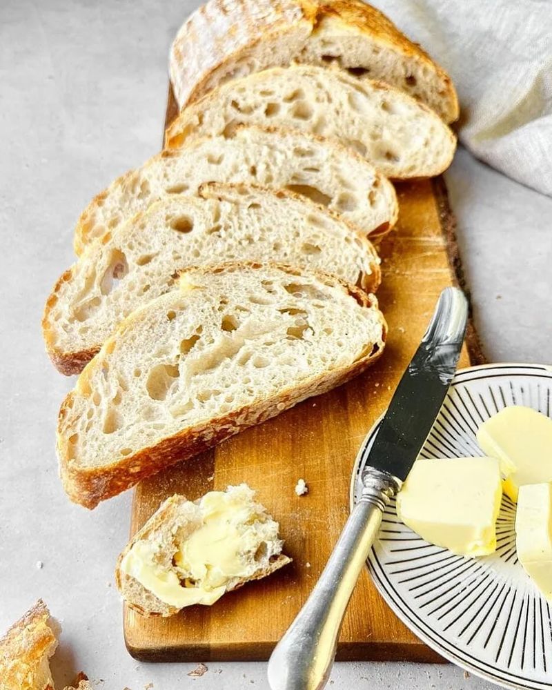 Fresh Baked Sourdough With Cultured Butter