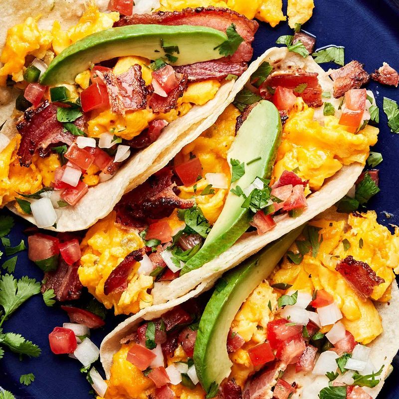 Breakfast Taco Stuffed Avocados