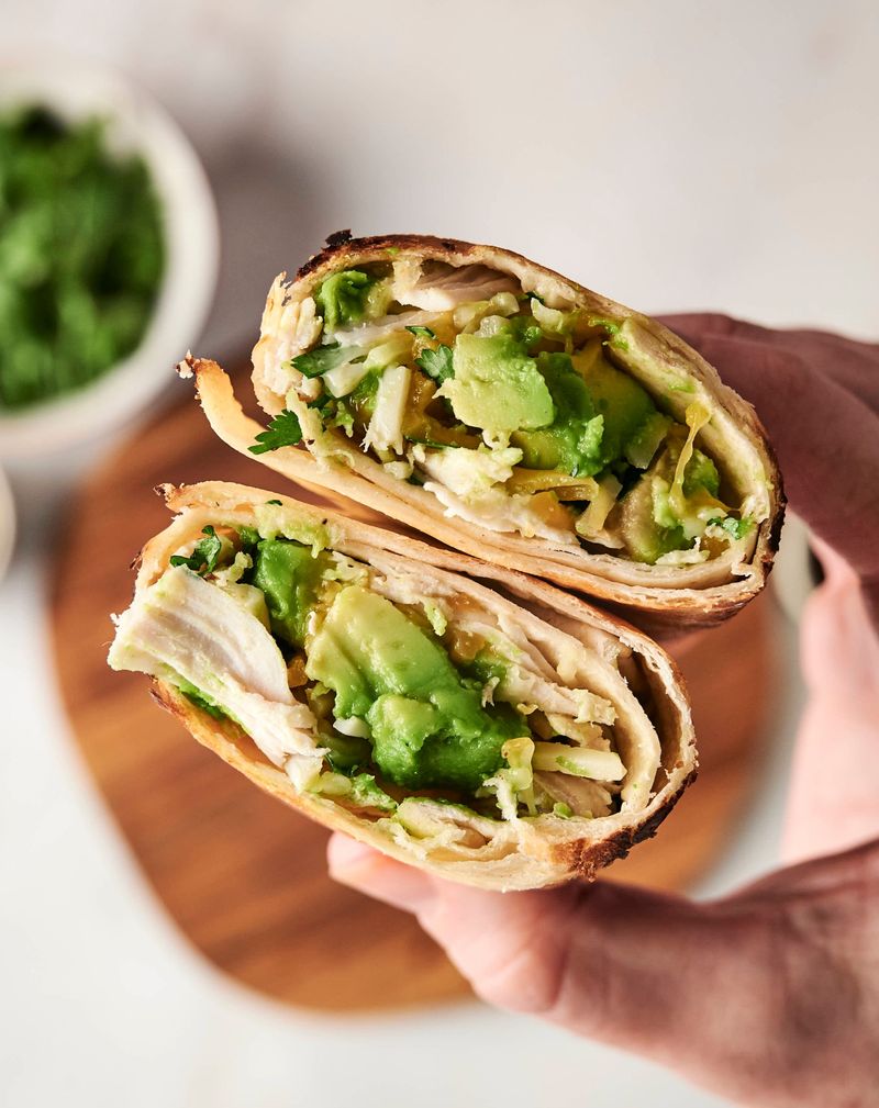 No-Cook Chicken Wrap