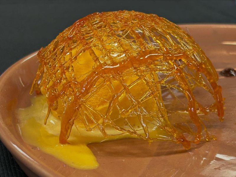 Caged Tart With Sugar Work