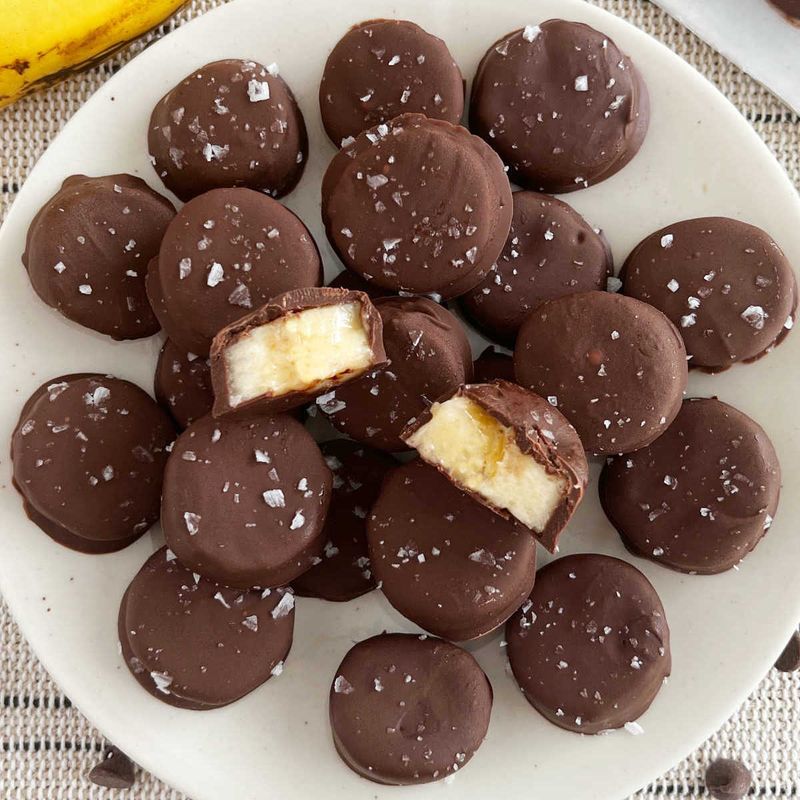 Frozen Chocolate Banana Bites