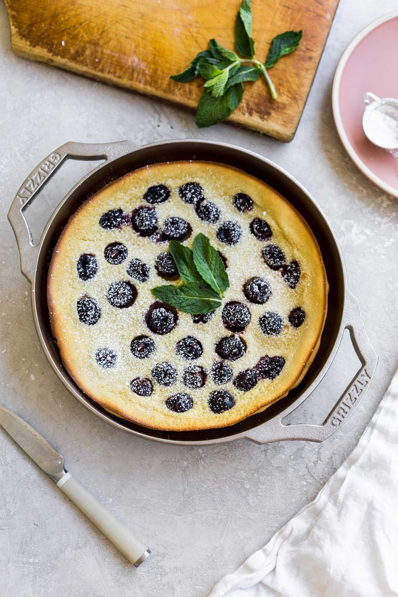 Bourbon-Soaked Cherry Clafoutis