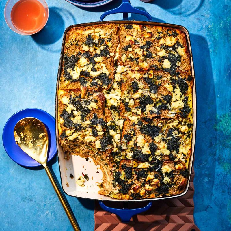 Savory Spinach And Feta Breakfast Bread