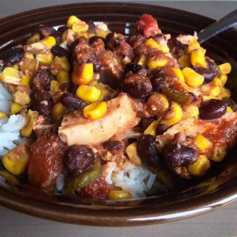 Tex-Mex Chicken With Corn And Black Beans