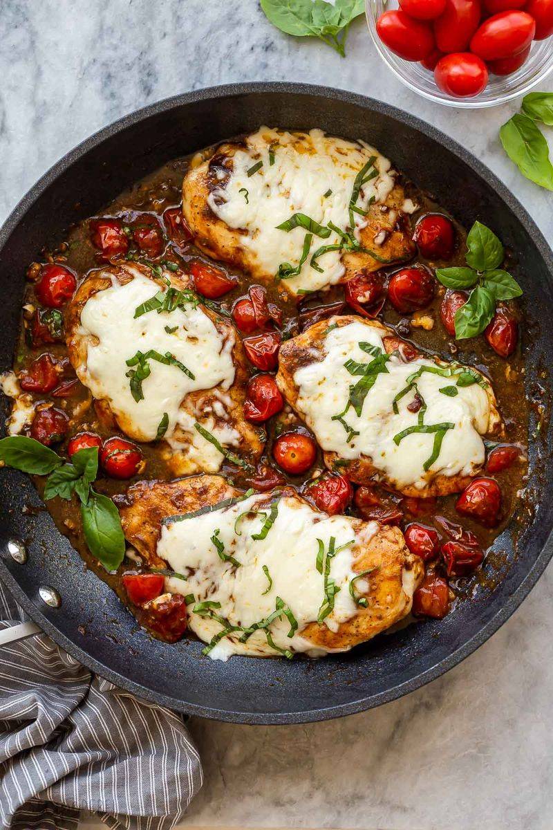 Caprese Chicken Skillet