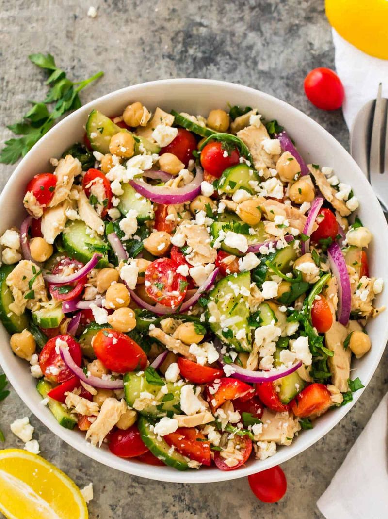 Chickpea And Tuna Salad