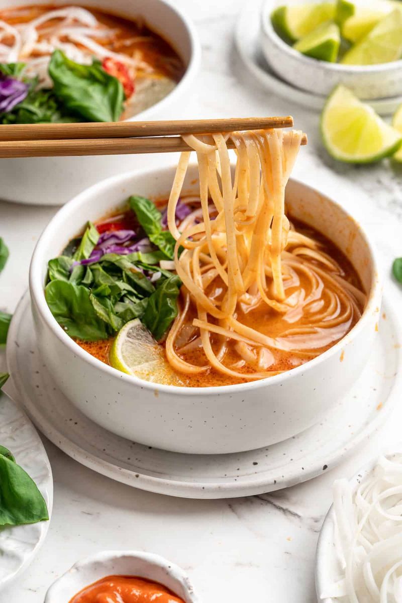 Thai-Inspired Coconut Noodle Soup