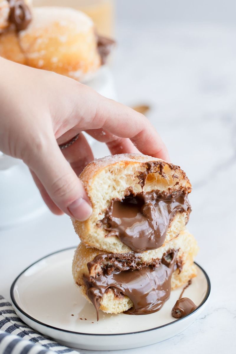 Nutella-Stuffed Donuts