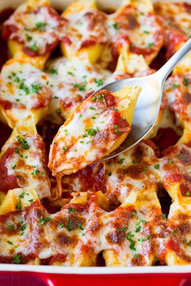 Ricotta-Stuffed Shells With Marinara