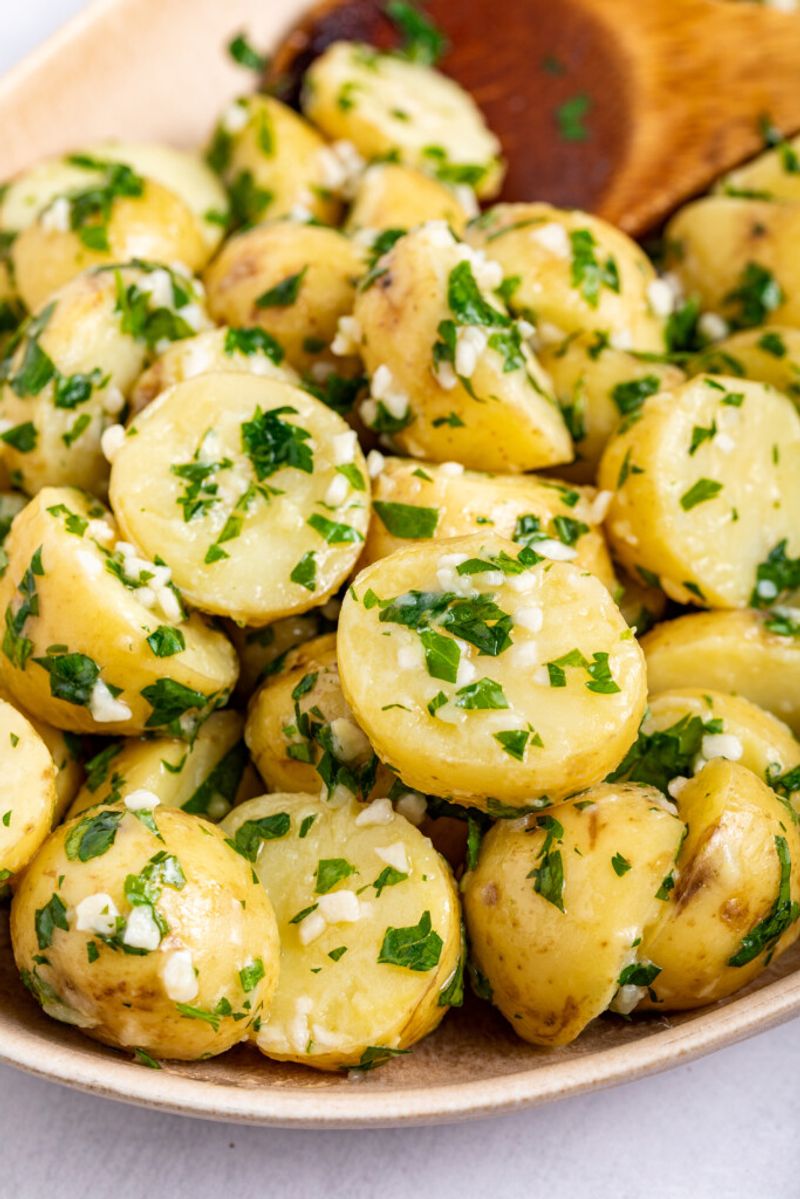 Simple Lemon Parsley Potatoes
