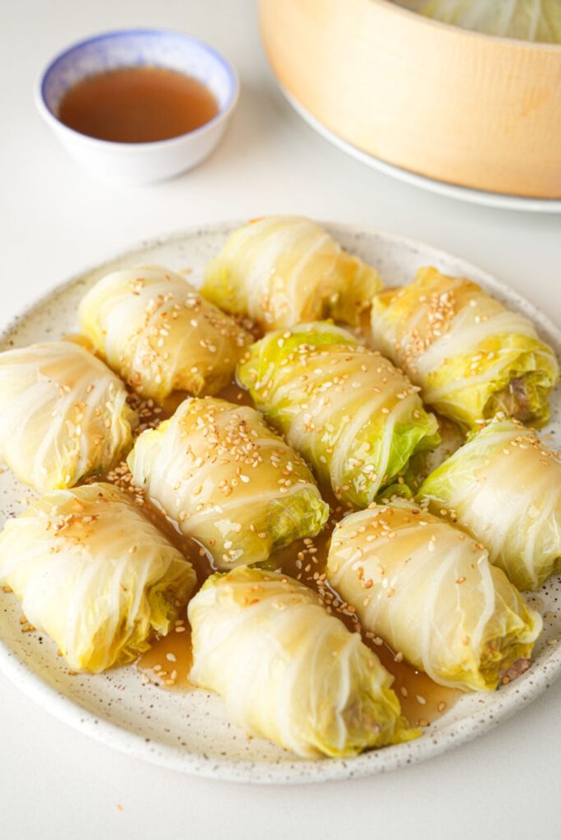 Asian Cabbage Wraps