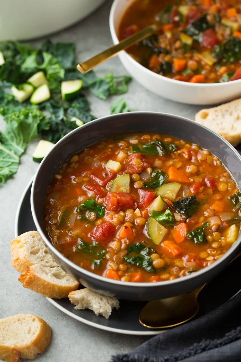 Italian Lentil And Vegetable Soup