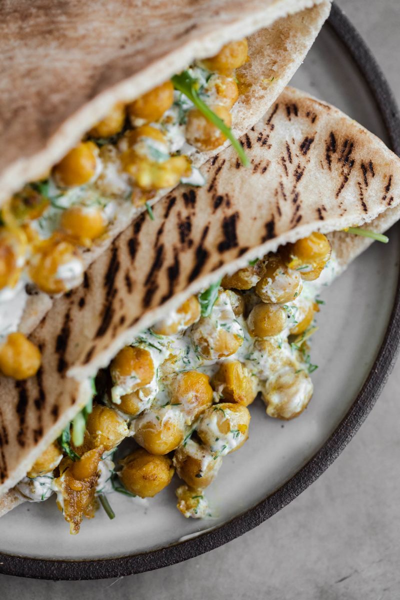 Curried Chickpea Pocket Stuffers