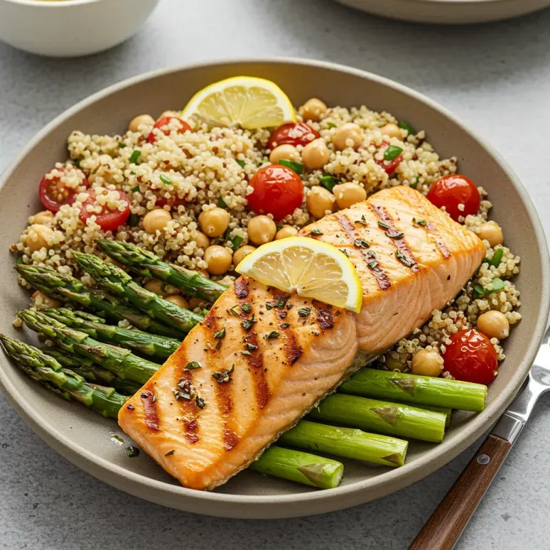 Grilled Lemon-Herb Salmon