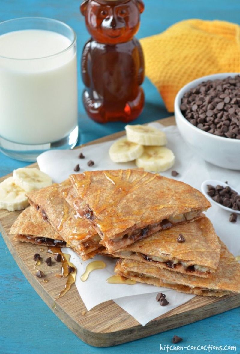 Peanut Butter Banana Quesadilla