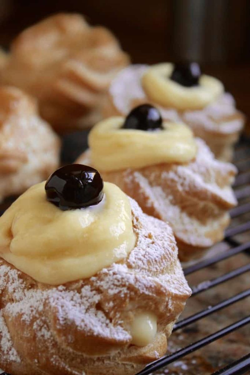 Pastries With Cream Fillings