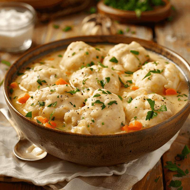Chicken And Dumplings For Sick Days