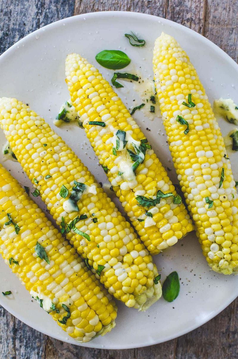 Corn On The Cob With Herb Butter