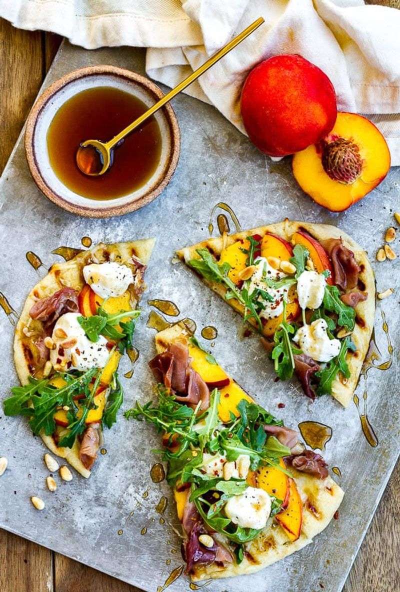 Mango And Ricotta Flatbread