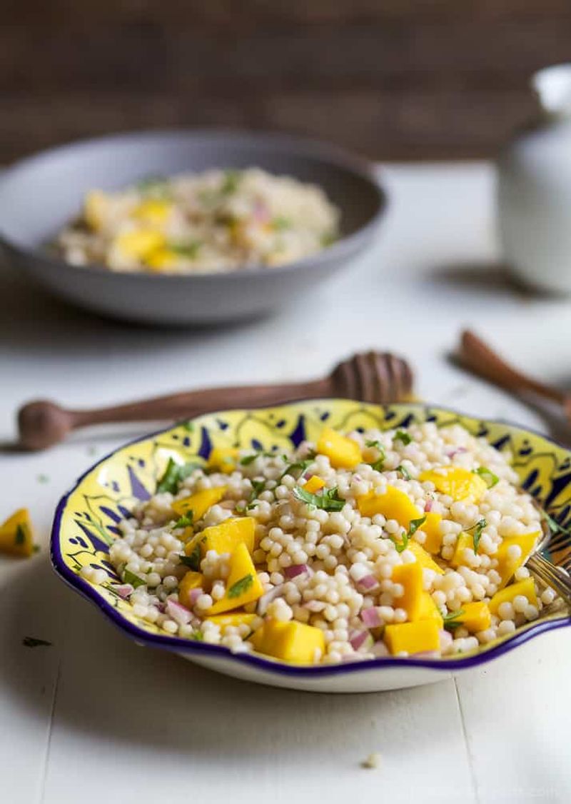 Mango And Feta Couscous