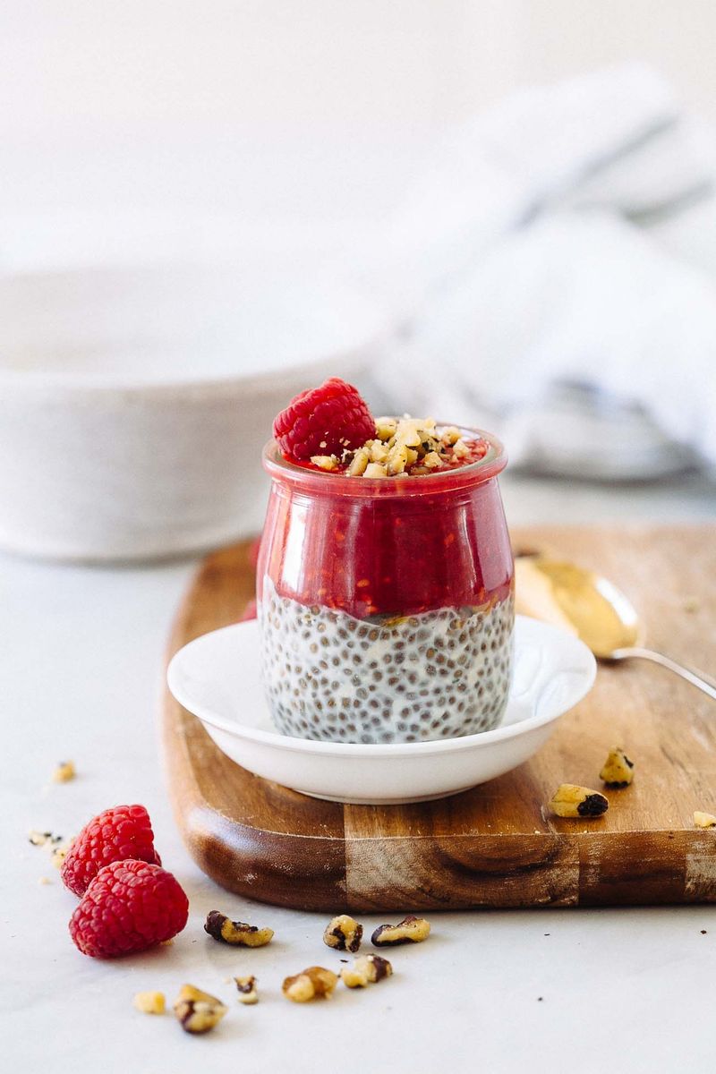 Raspberry Chia Seed Pudding
