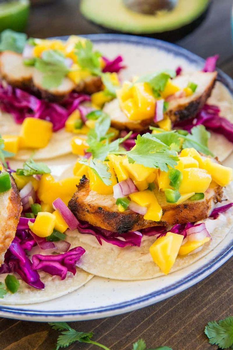 Fresh Mango Tacos