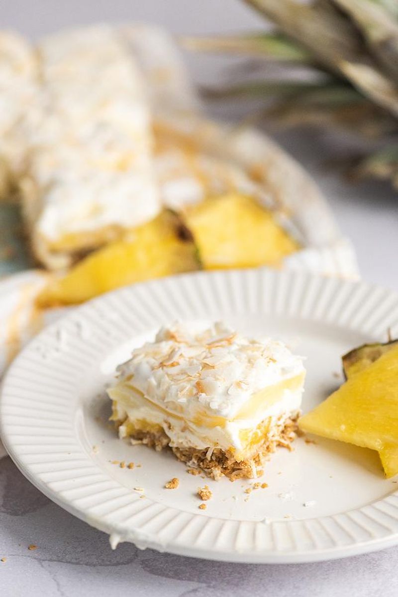 Pineapple Whipped Cream Icebox Cake