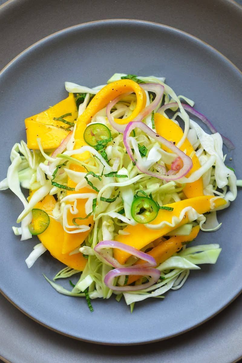Spicy Mango Slaw