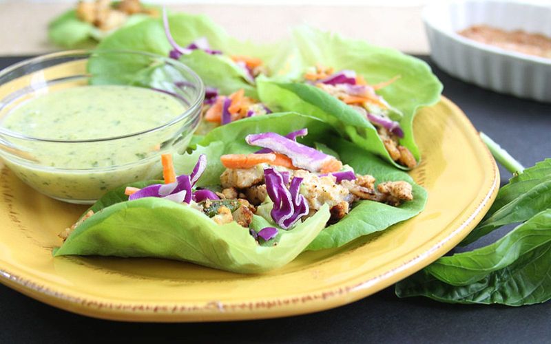 Mango Tempeh Wraps