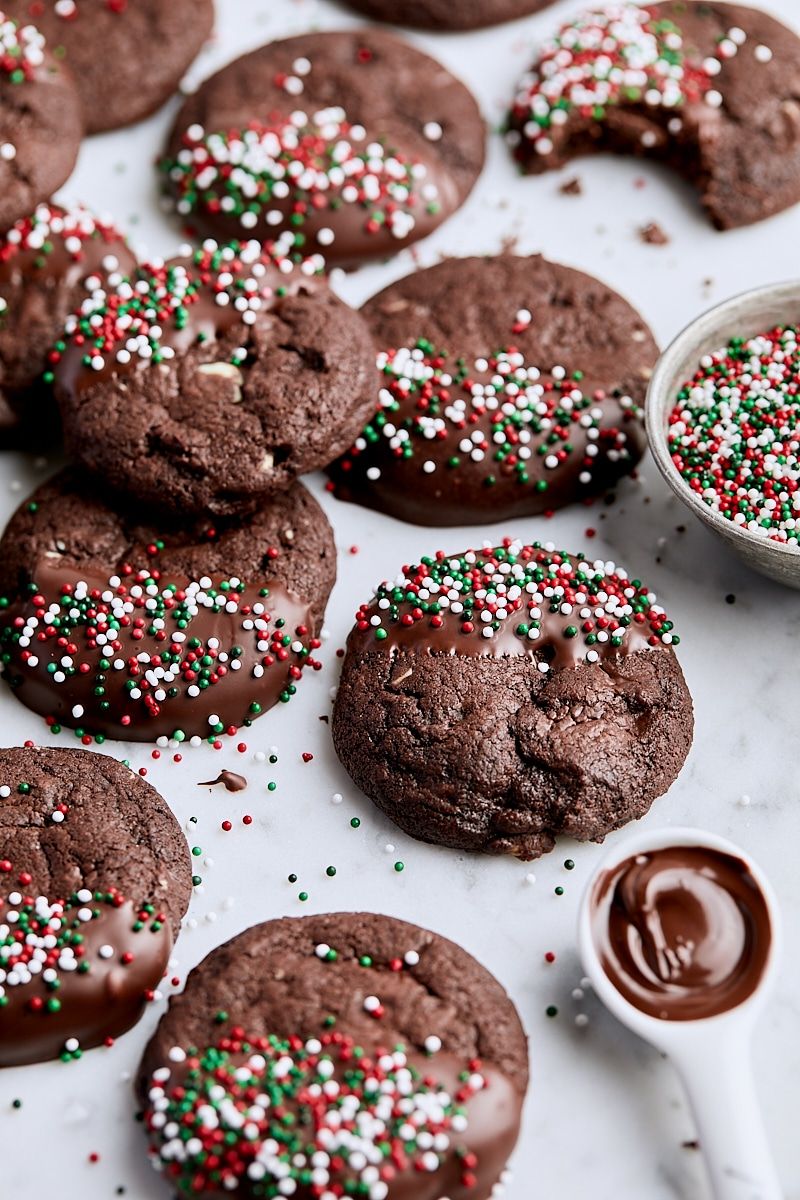 Double Chocolate Mint Slices