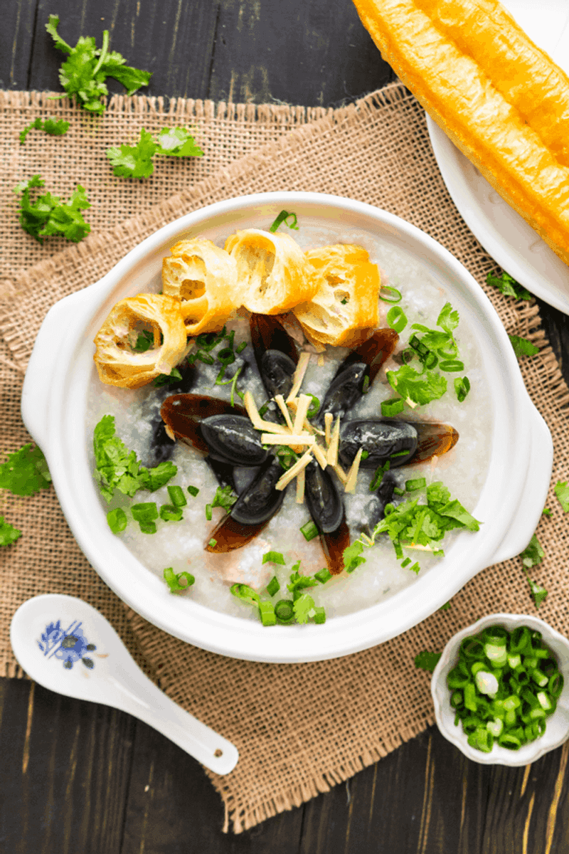 Congee With Century Eggs