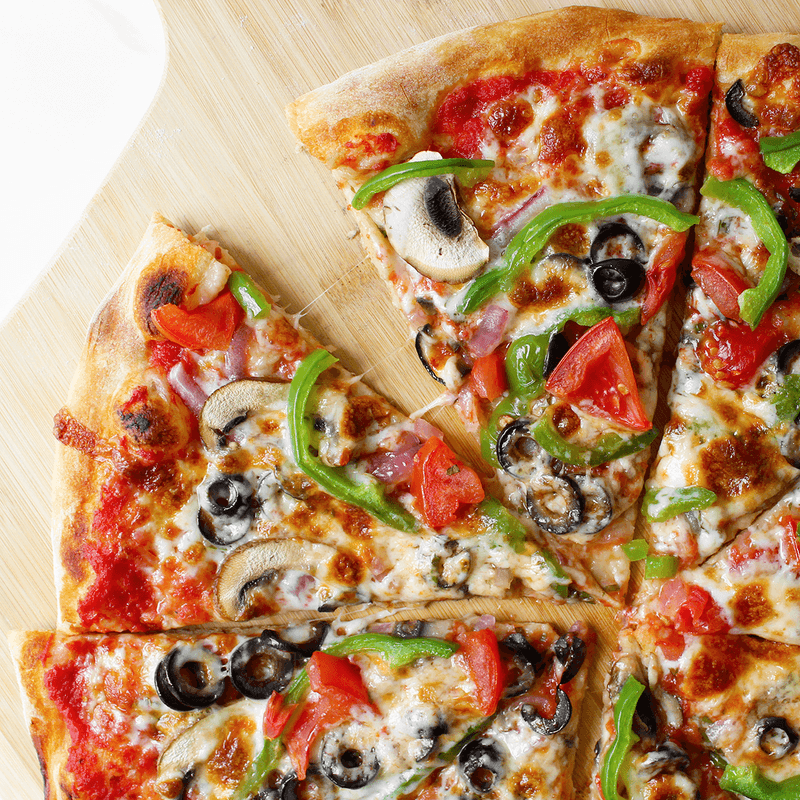 Pizza With Processed Toppings
