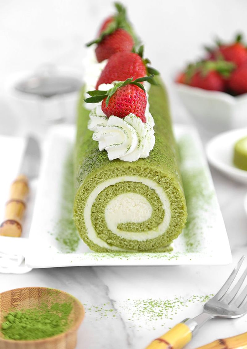 Japanese Matcha Roll Cake (Japan)