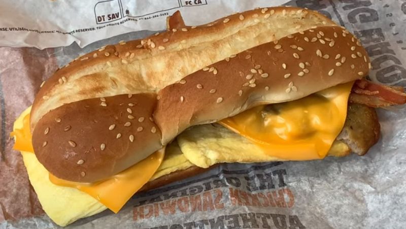 Burger King's Enormous Omelet Sandwich