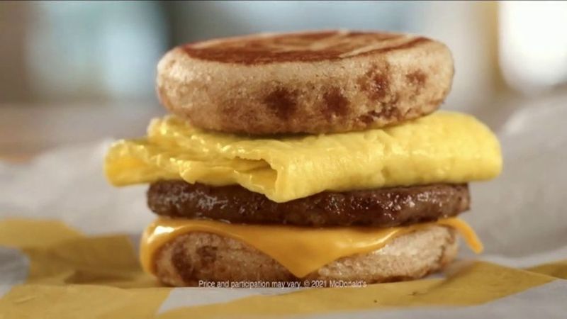Sausage, Egg & Cheese McGriddles