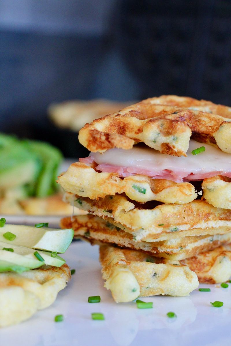 Savory Meat Waffles