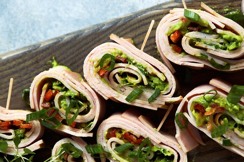 Meat And Veggie Pinwheels