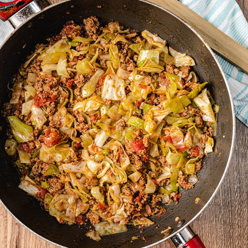Beef & Cabbage Stir Fry