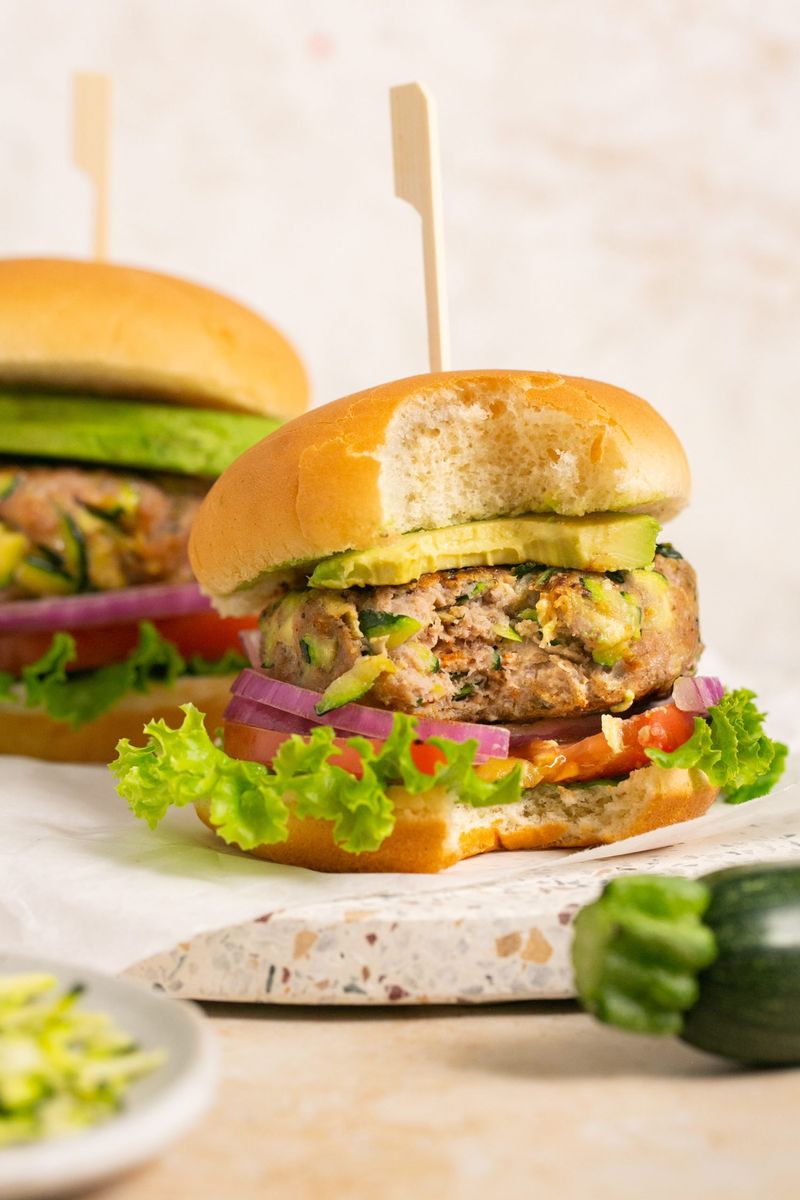 Veggie-Packed Turkey Burgers