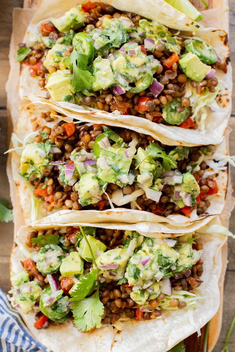 Spicy Lentil Tacos