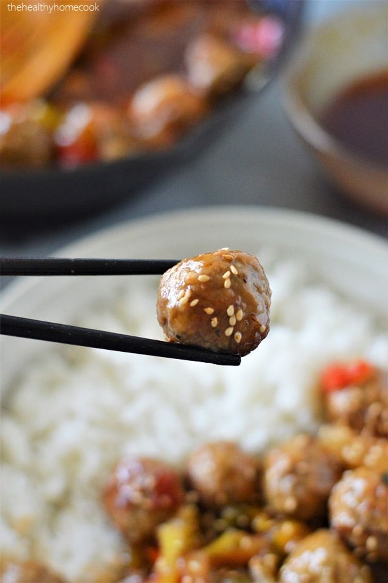 Meatball Fried Rice