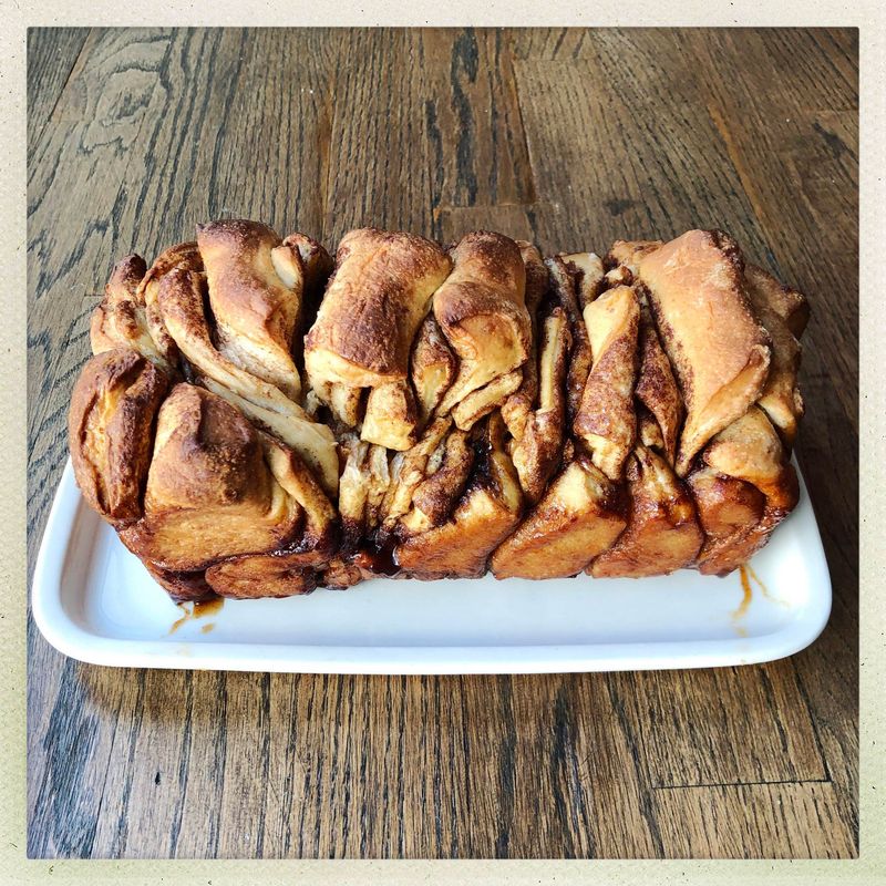 Overnight Cinnamon Roll Loaf
