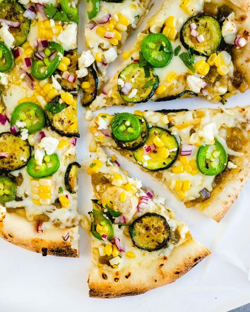 Spicy Jalapeño And Corn Pizza