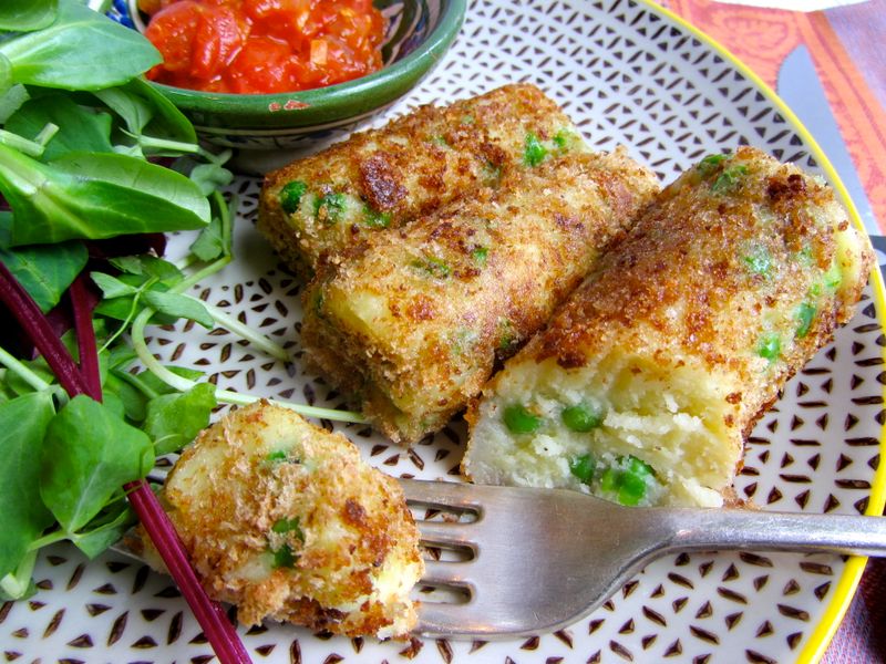 Pea And Potato Croquettes