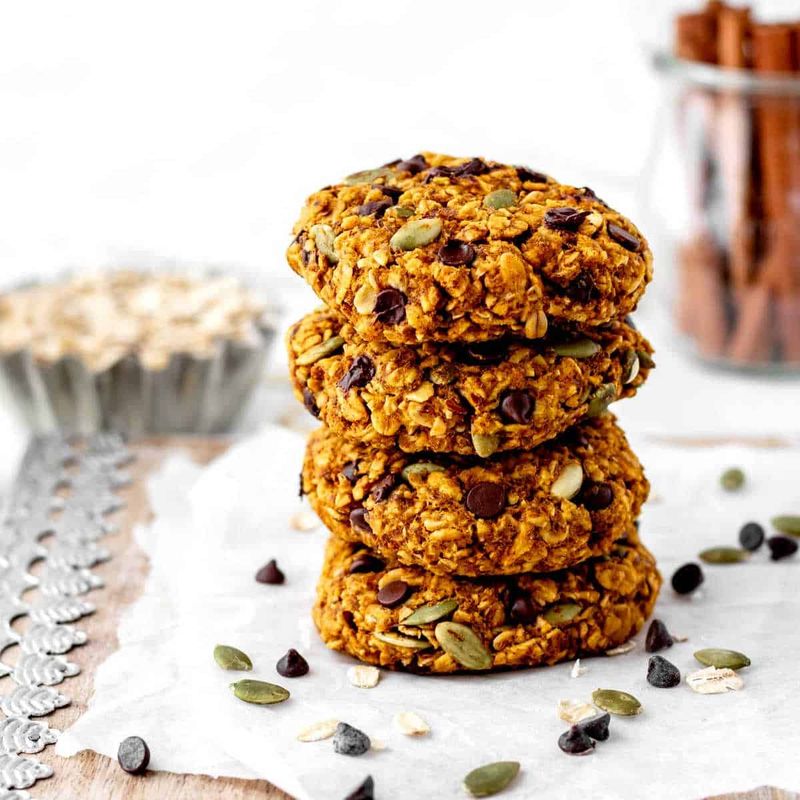 Pumpkin Spice Breakfast Cookies