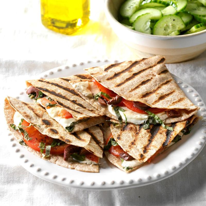 Lightning-Fast Caprese Quesadilla